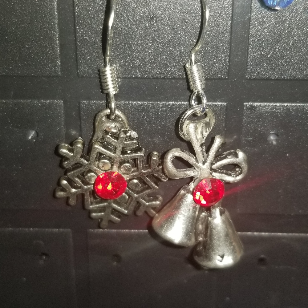 Christmas earrings